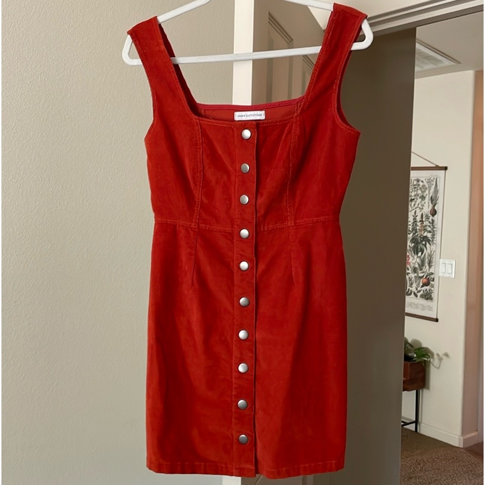 Urban Outfitters Corduroy Jumper, Rust-colored